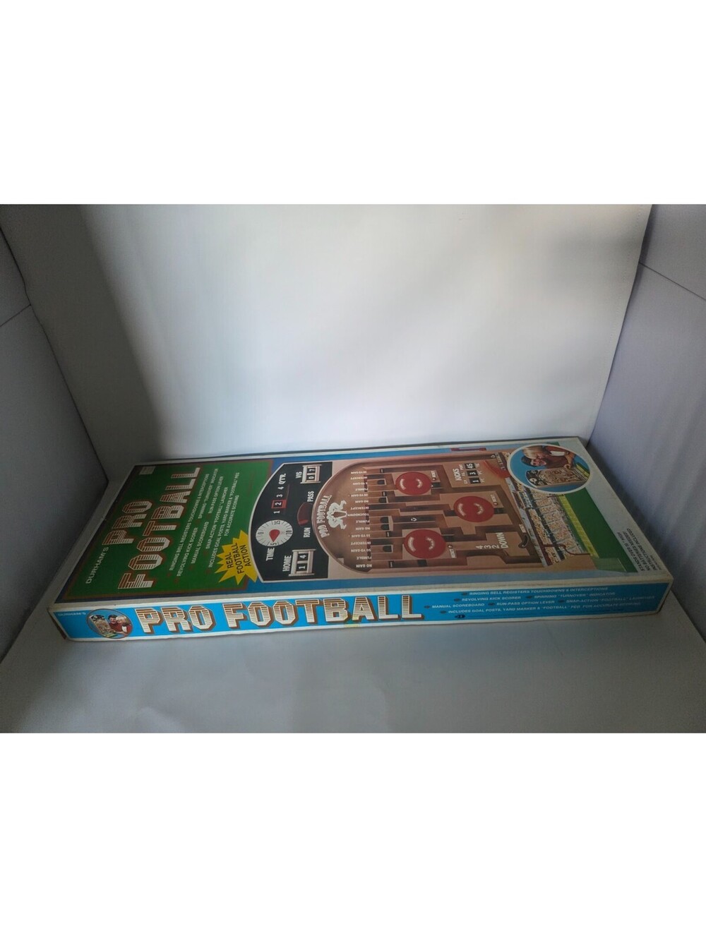 Vintage Dunham’s Pro Football Pinball Game 1970s Complete in Box